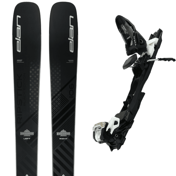 Pack ski de randonnée ELAN RIPSTICK 106 BLACK EDITION + Fix