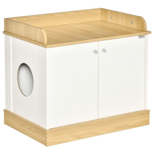 Casa de madeira para gatos PawHut