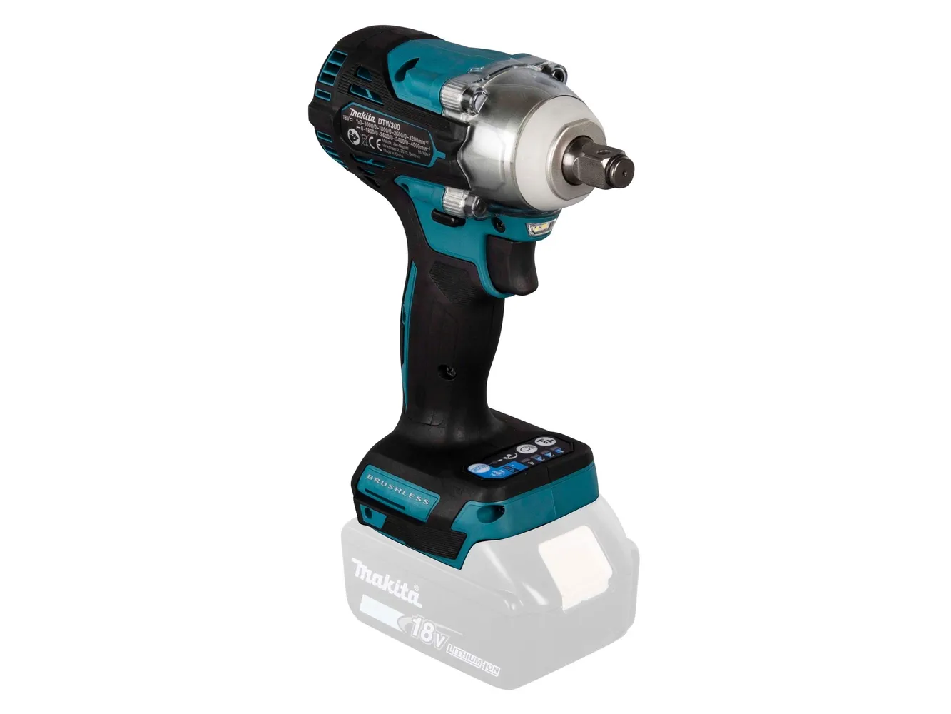 Makita DTW300Z - Stødnøgle - ledningfri - 1/2