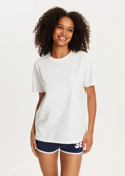 T-shirt met fotoprint wit (WIT)