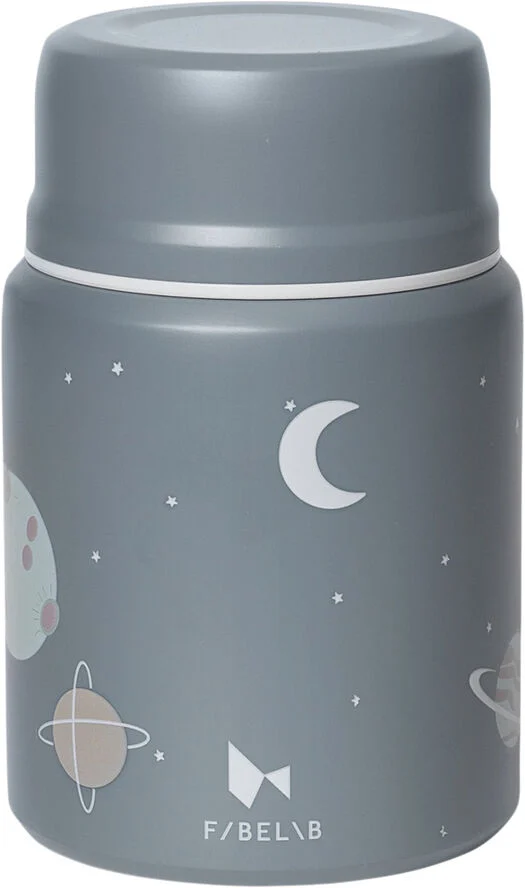 Fabelab Thermo Food Jar - Planetary Multi print