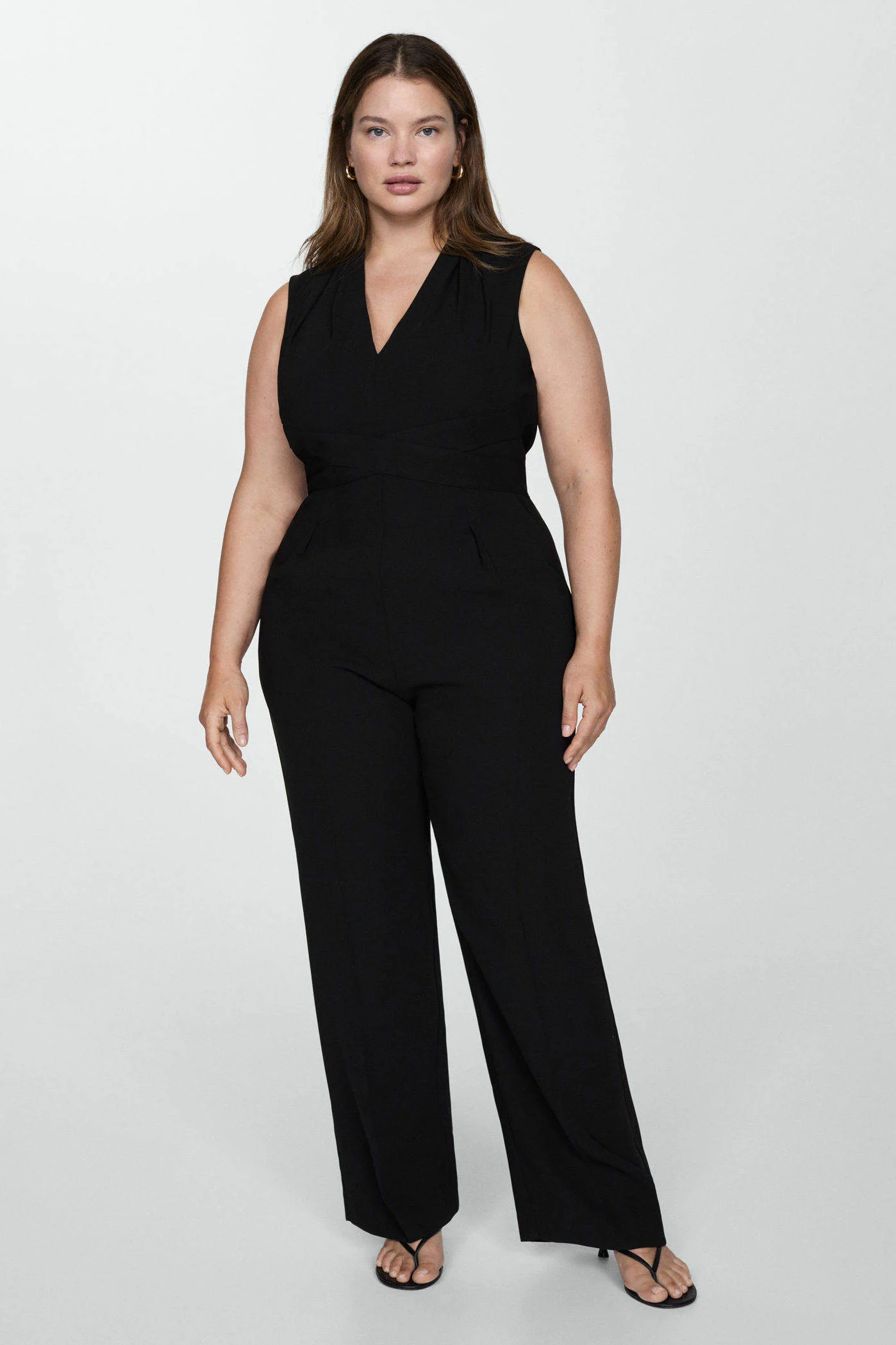 Mango jumpsuit zwart