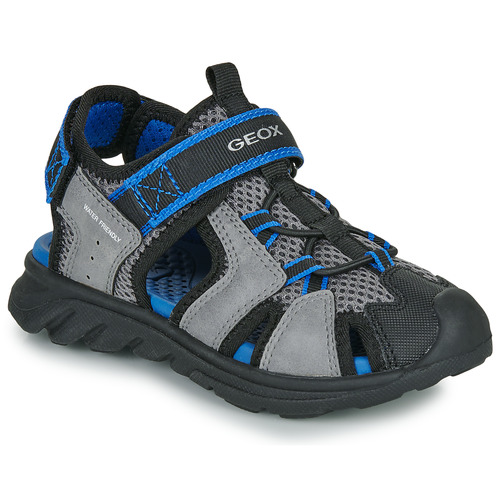 Geox - J SANDAL AIRADYUM BO - Gris / Noir / Bleu