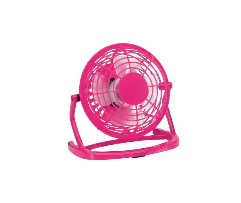 Mini ventilateur USB de 14 cm rose Vendos85