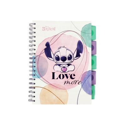 CoolPack Disney - Cahier de notes - B5 (176 x 250 mm) - 100 feuilles / 200 pages - carré - stitch