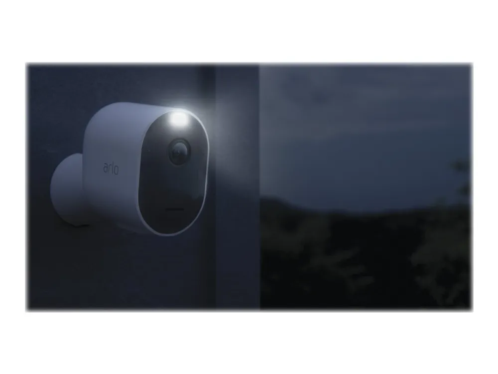 Arlo Pro 3 Wire-Free Security Camera - Add-on - netværksovervågningskamera - indendørs, udendørs - vejrbestandig - farve (Dag/nat) - 4 MP - 2560 x 1440 - audio - trådløs - WiFi - H.264, H.265 - DC 5 V