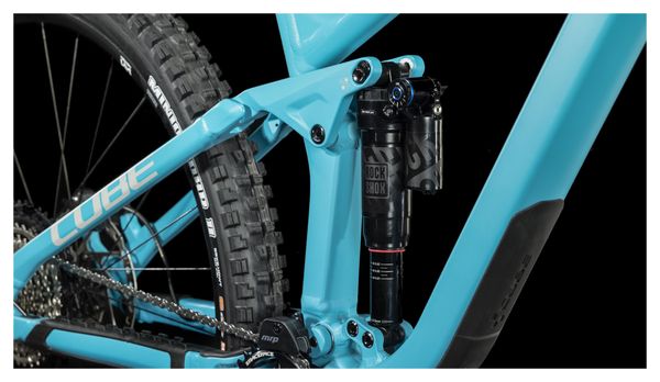 VTT Tout-Suspendu Cube Stereo One77 Race Shimano XT 12V 29'' Bleu Bondi 2024