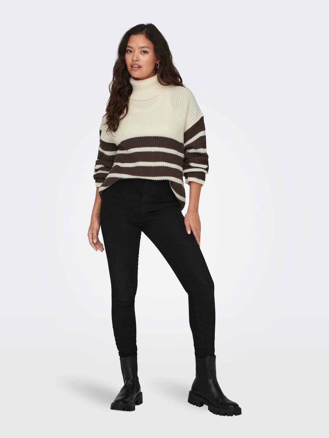 JDYJUSTY Strickpullover Eggnog