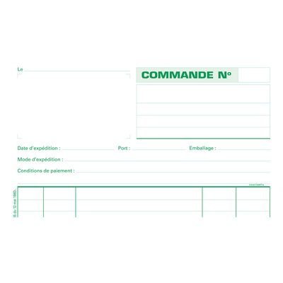 Exacompta - Manifold Carnet de commandes - 50 tripli - 21 x 18 cm