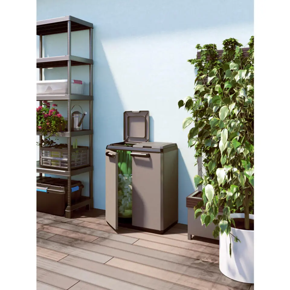 Split basic - 68x39x85 cm - donker grijs/zwart