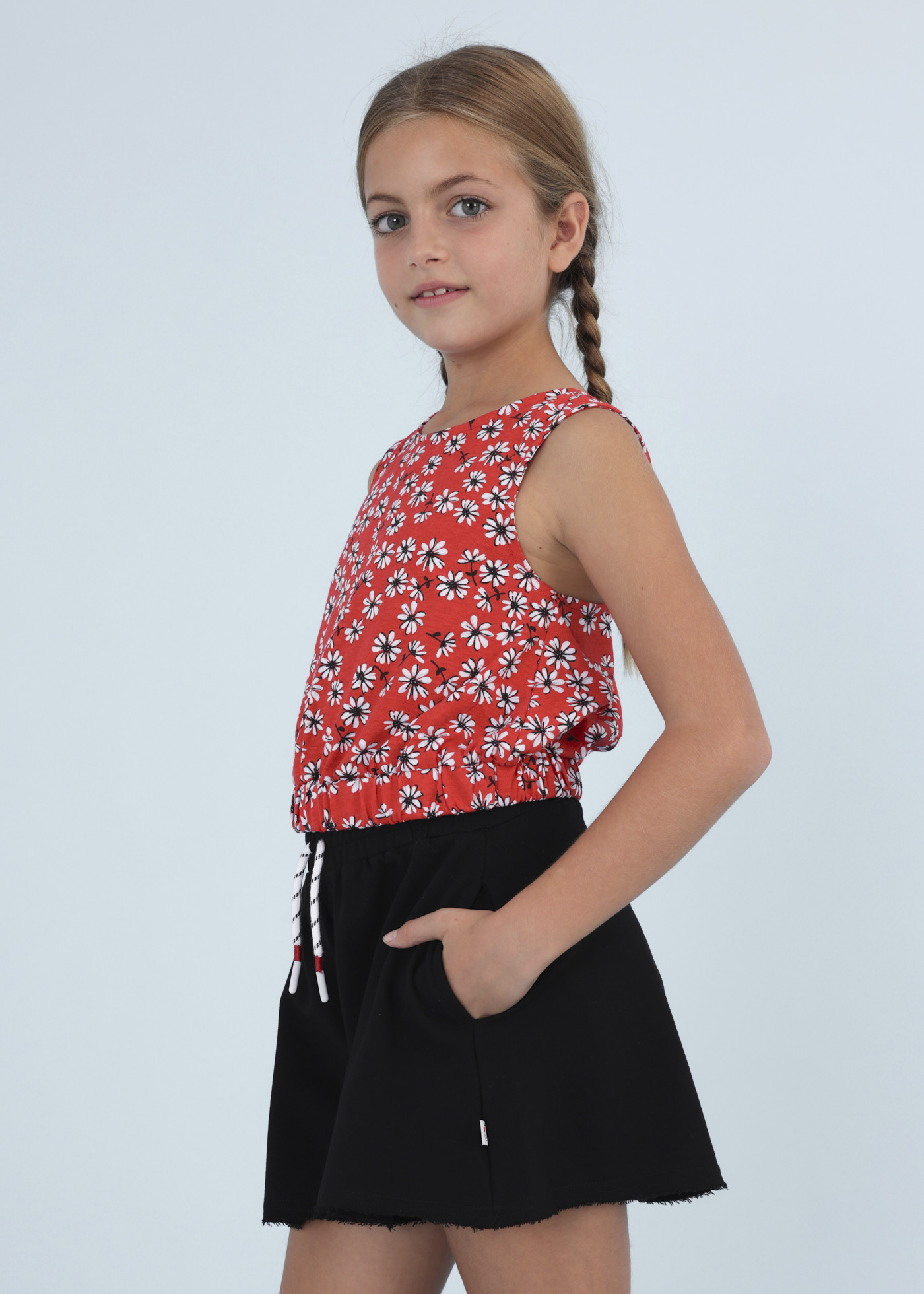 Regata estampada para meninas