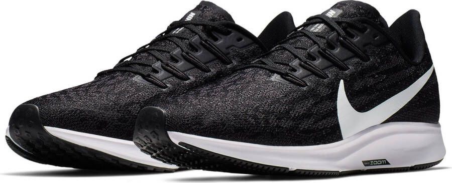 Nike Air Zoom Pegas Heren Hardloopschoenen Black White-Thunder Grey