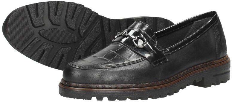 Rieker Mocassin zwart