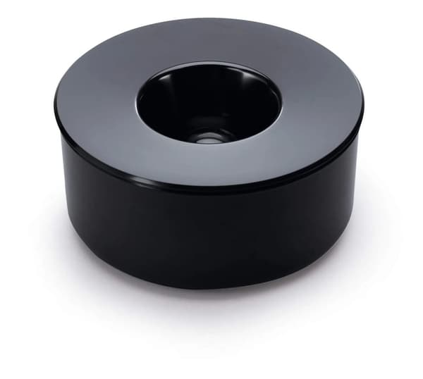 Askebæger Kulan sort Ø130mm H60mm