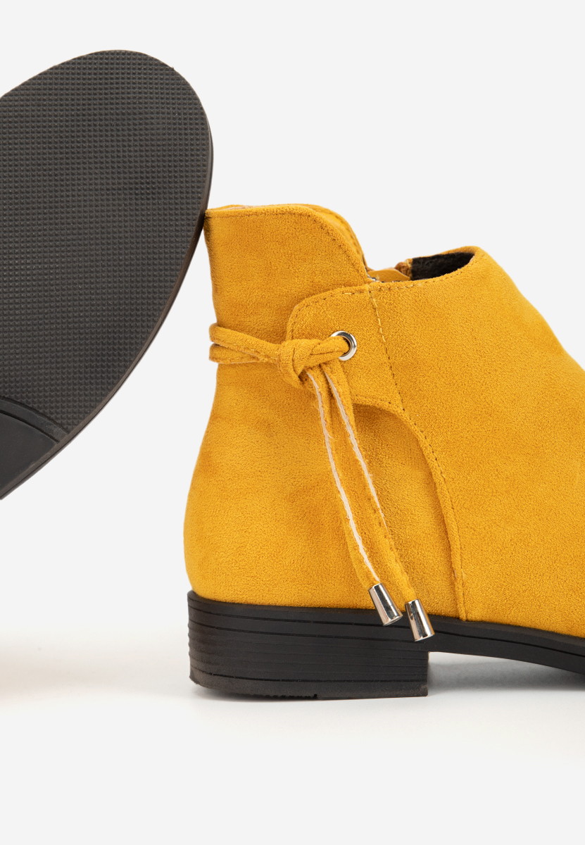 Boots femme jaunes Dezara