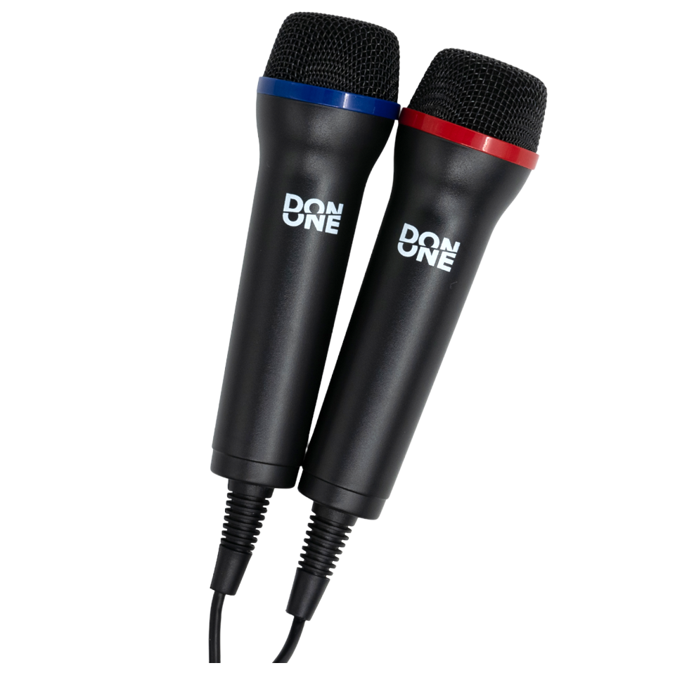 DON ONE - GMIC200 DUALUSB Mikrofon sæt karaoke(PS5/PS4/PS3/Xbox One/Xbox 360/PC/DVD)