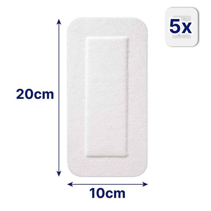 Hansaplast SENSITIVE 4XL Wundverband steril 10x20 cm, 5 St