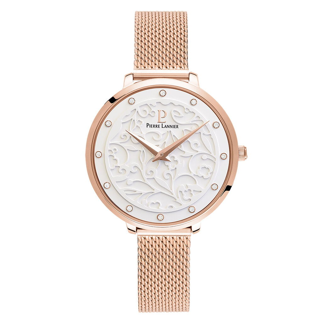 Montre Pierre Lannier Elegance Eolia Blanc