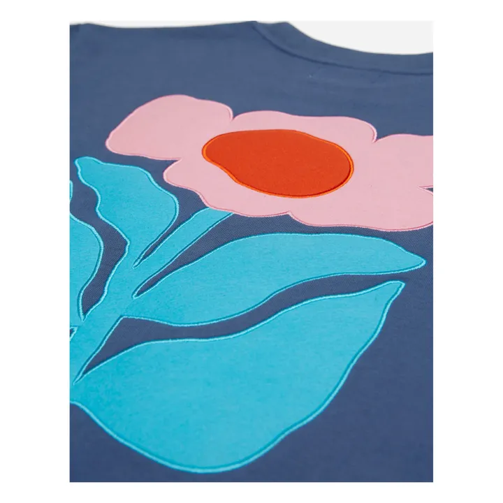 Olow Sweat Floris Coton Bio | Bleu