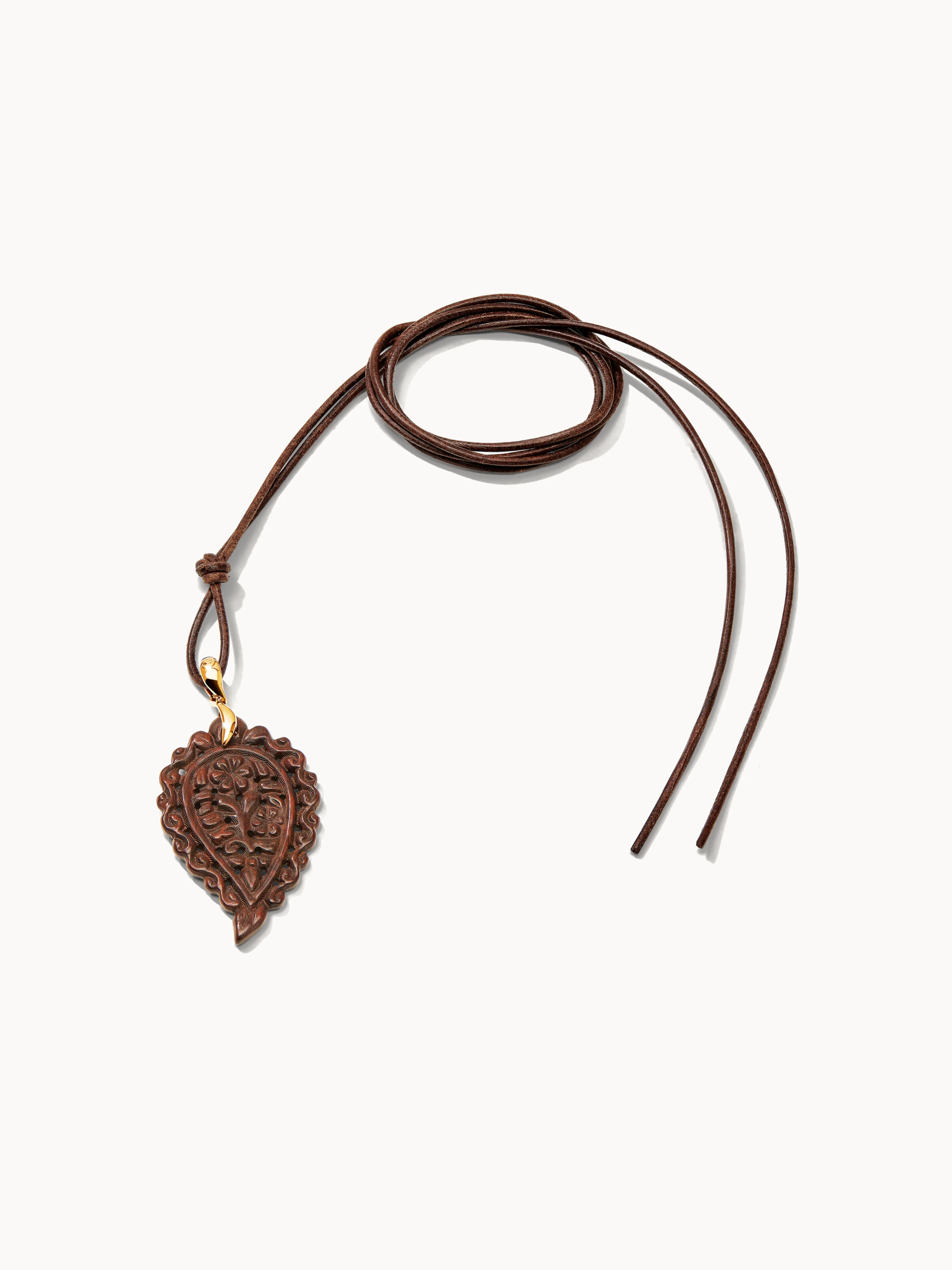 TAMARA COMOLLI Anhänger PENDANT INDIA MEDIUM SNAKEWOOD aus 18 Karat Roségold und Snakewood