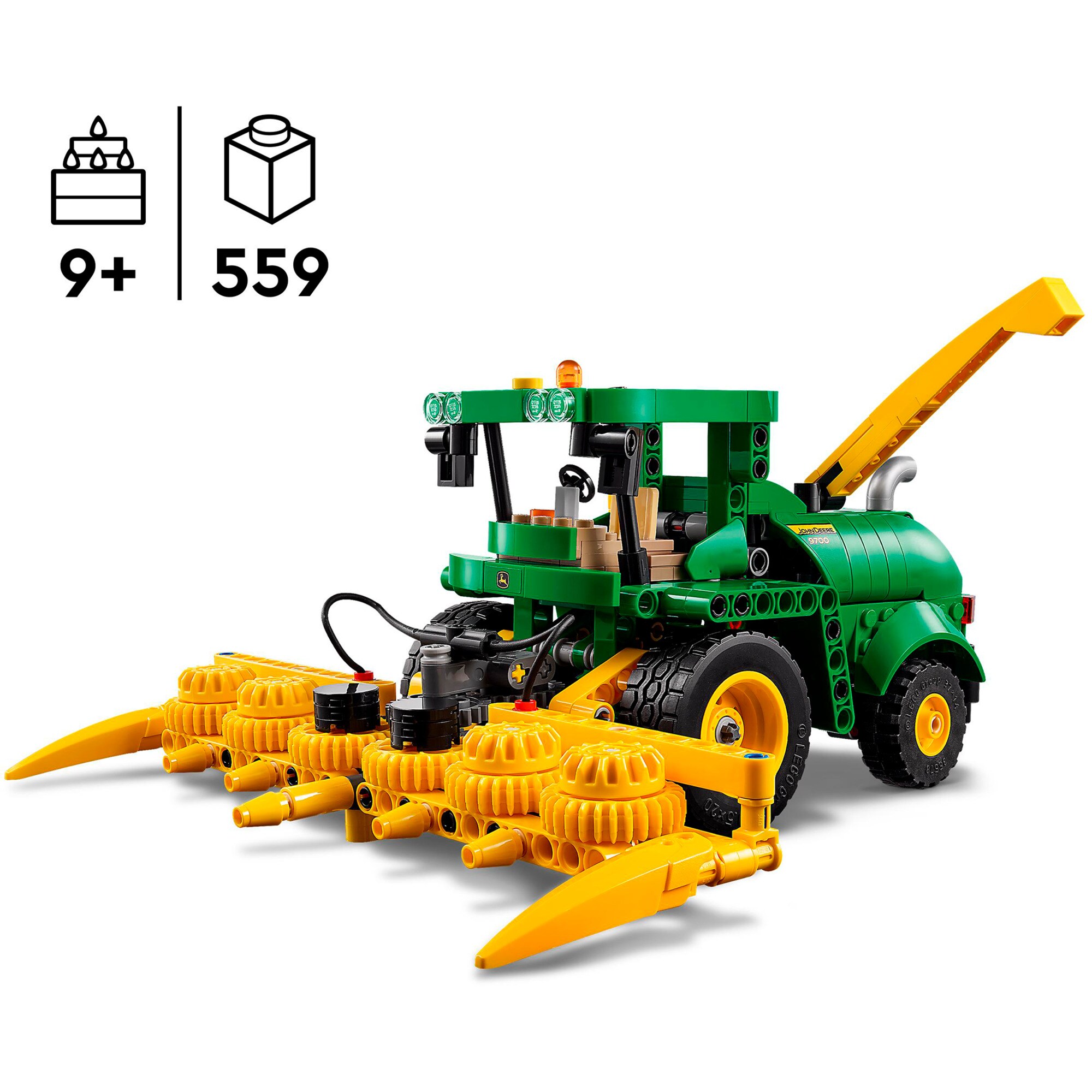 LEGO Konstruktionsspielzeug Technic John Deere 9700 Forage Harvester