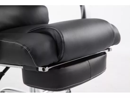 Fauteuil de bureau ergonomique noire 68 x 64 x 127 cm BUR10171