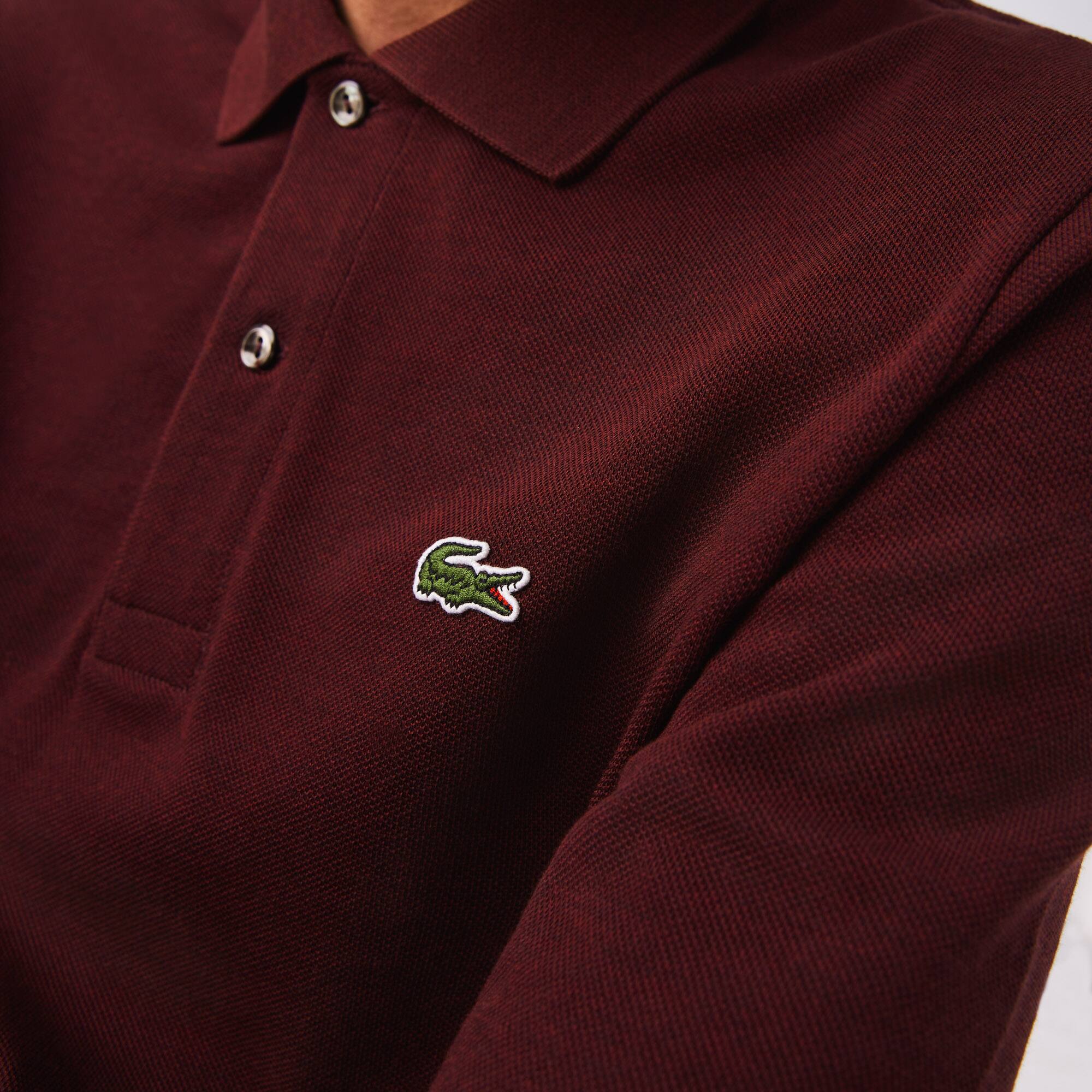 Original L.12.12 Heathered Langarm-Poloshirt Lange Ärmel - Rot - Lacoste - Herren