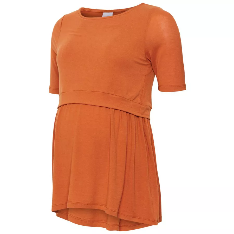 mama;licious Stillshirt MLANABELLA Bombay brown