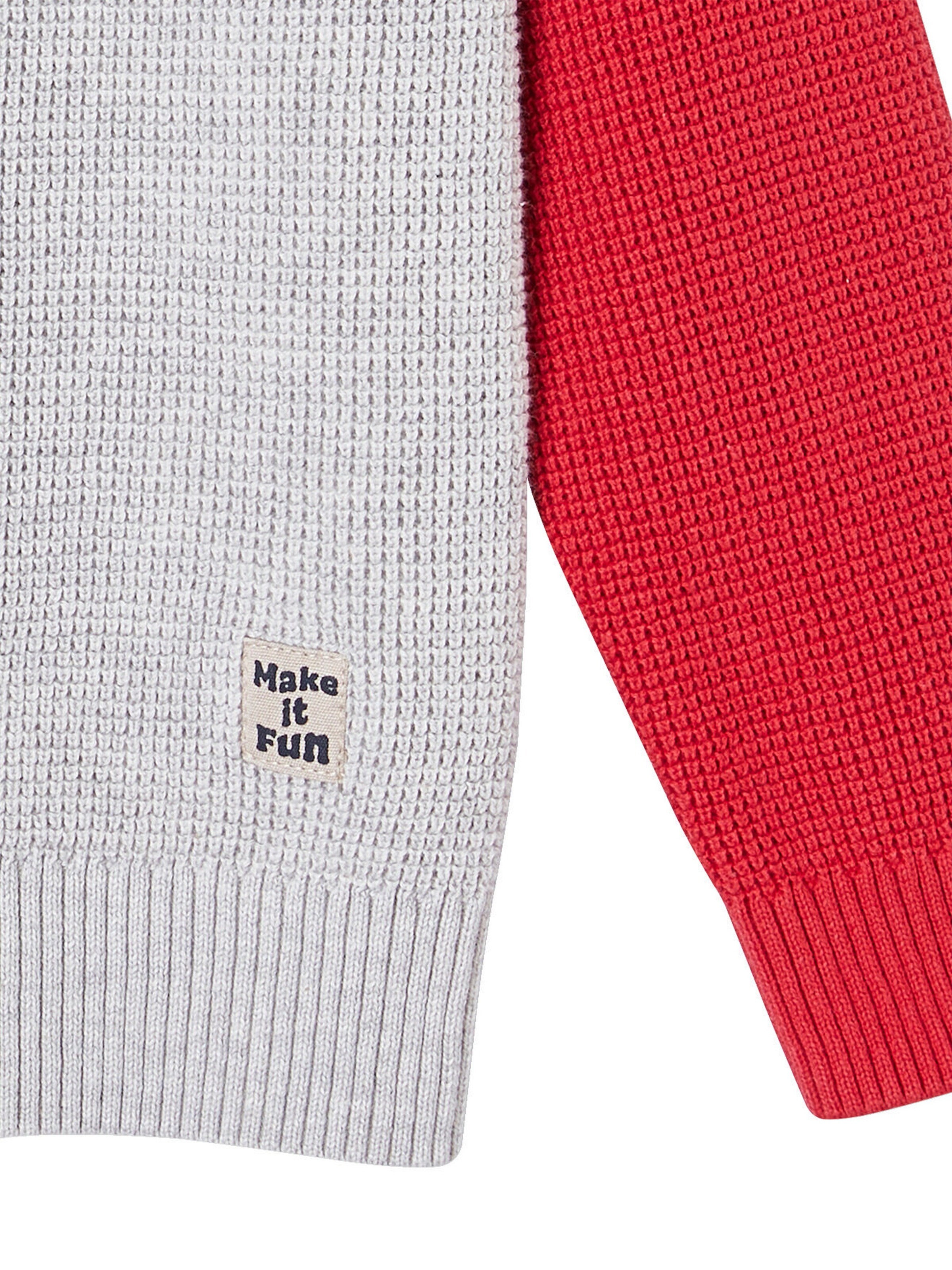 Vertbaudet Jungen Pullover grau meliert