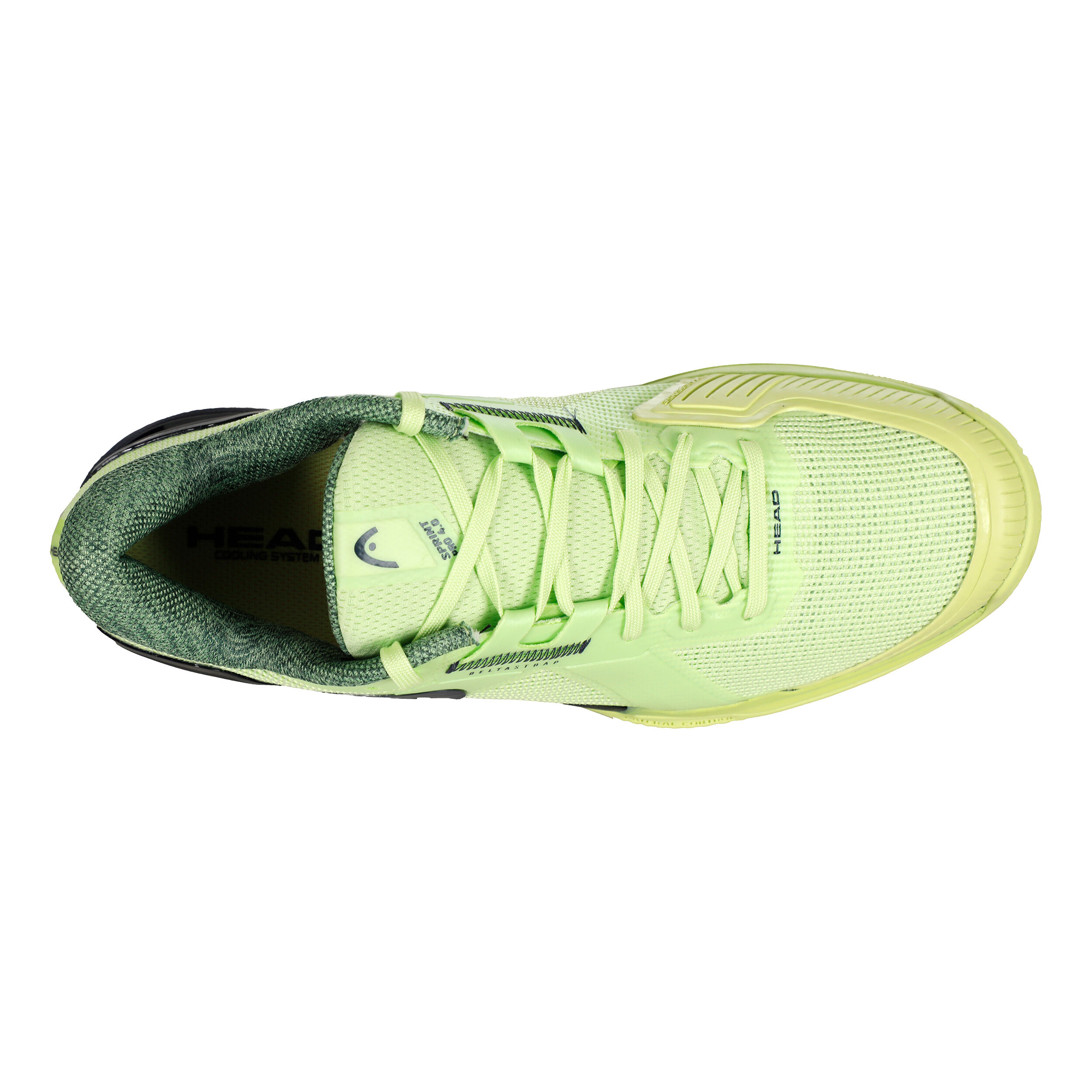 HEAD Sprint Pro 4.0 Chaussure Terre Battue Hommes - Jaune Lemon, Bleu Foncé