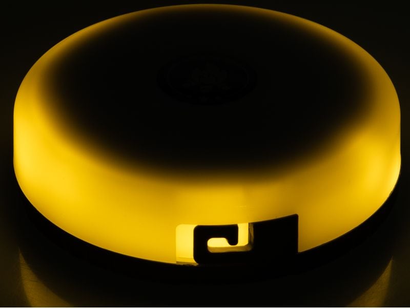 FTM Campinglampe RGB mit Powerbank LED-Campinglampe mit warmweissem und farbigem Licht