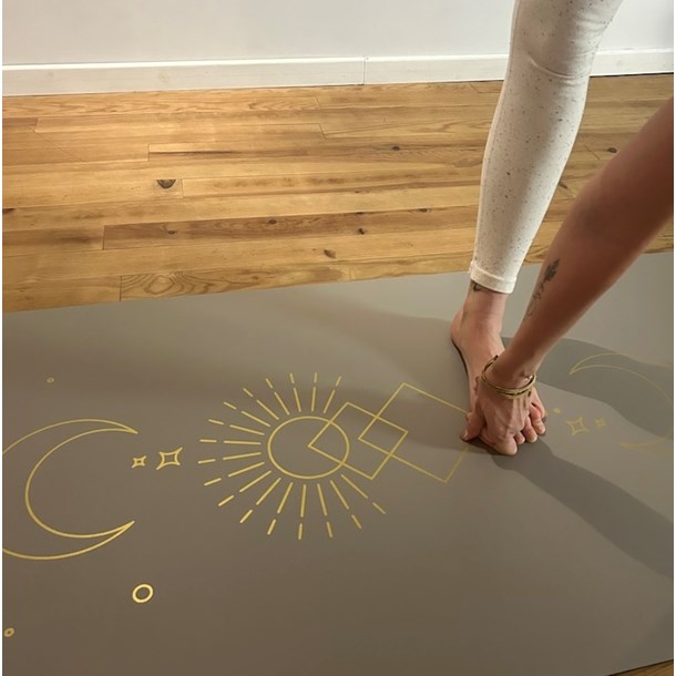 Tapis de yoga antidérapant star soleil