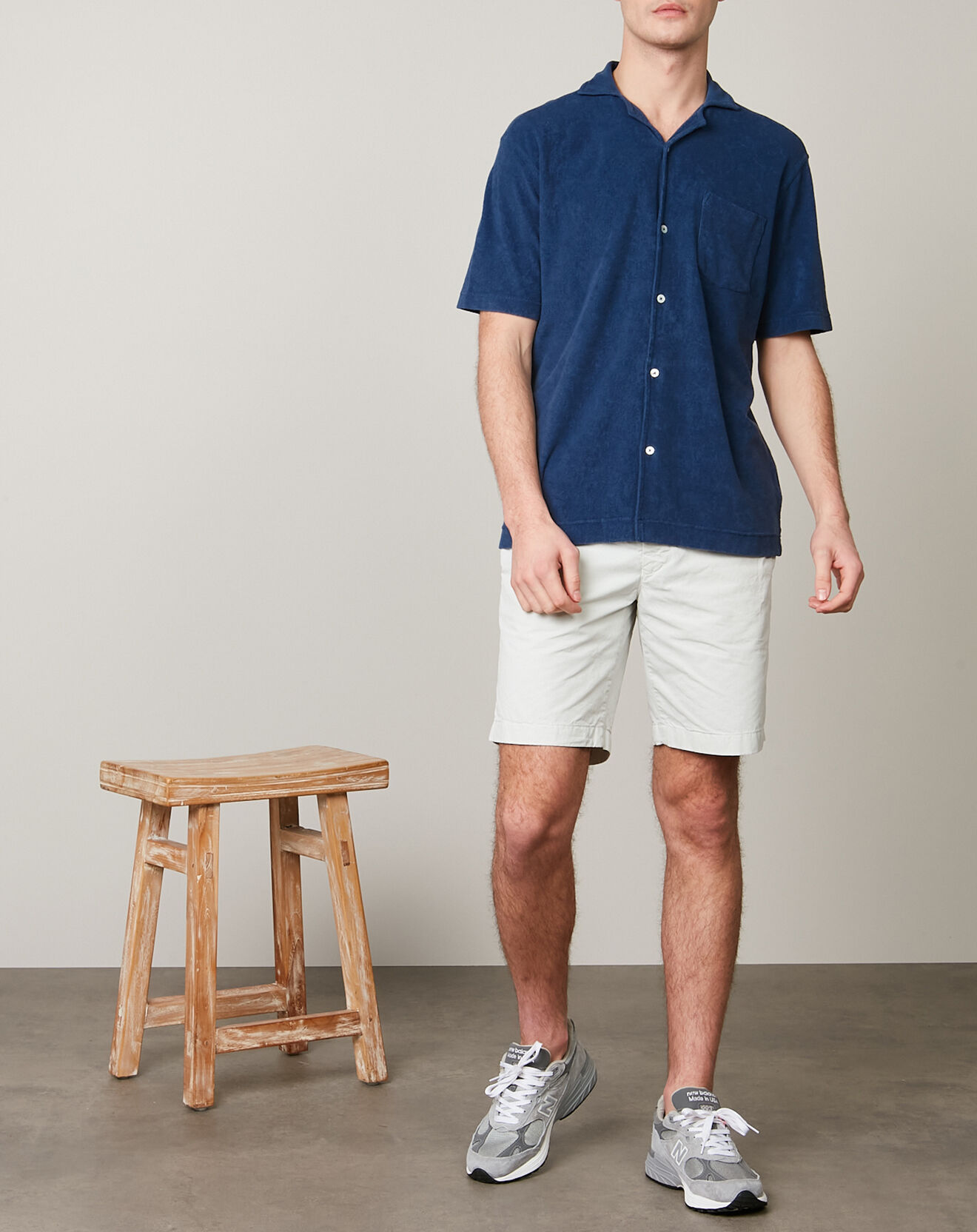 Hartford Polo chemise en Eponge pétrole