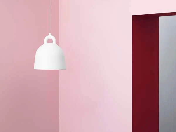 Normann Copenhagen  Bell lampe, x-small, hvid - H: 23 cm.