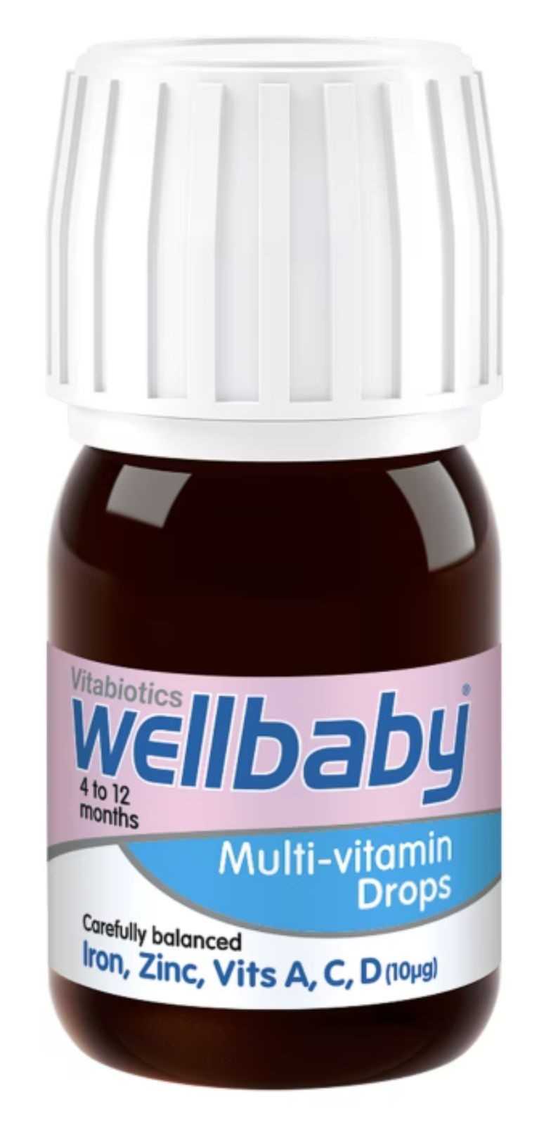 Gotas multivitamínicas Vitabiotics Wellbaby 30ml