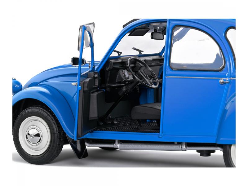 Solido Citroen 2CV6 Petrole Blau, 1:18 Detailgetreues Modellauto für Sammler im Massstab 1:18