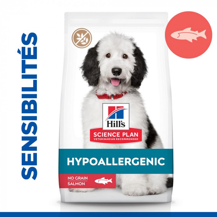 HILL'S Science Plan Hypoallergenic Large Adult au saumon – Croquettes pour chien