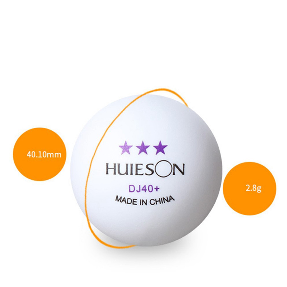(10er Set) Tischtennis Ball Ping Pong Spiel Zubehör - Weiss