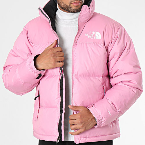 Doudoune Capuche Retro Nuptse 1996 A3C8D Rose