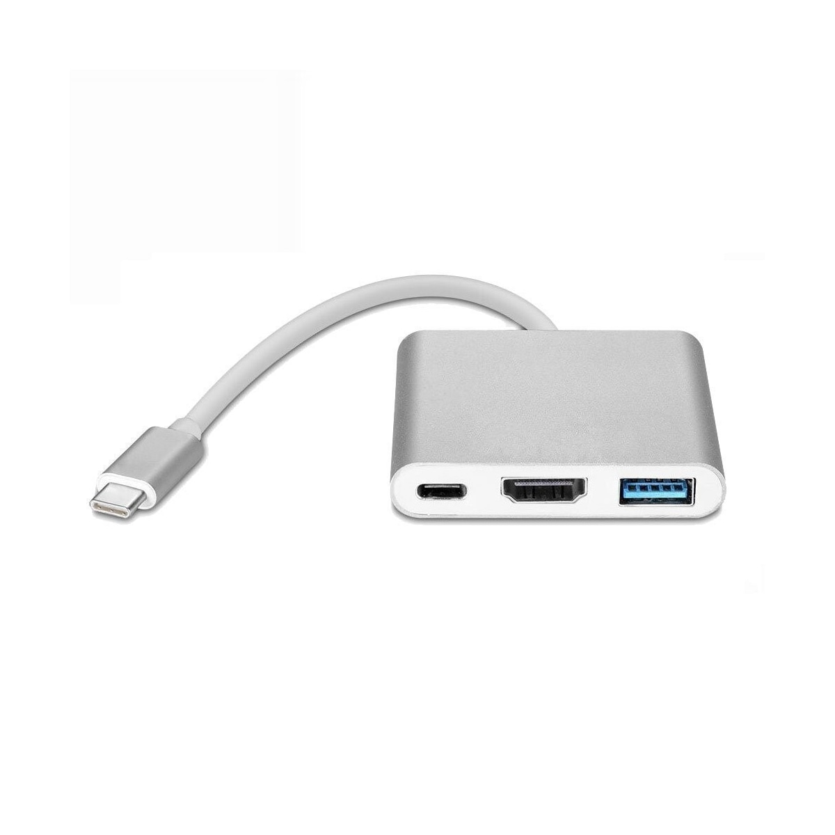 USB-C multiportadapter for USB, USB-C (USB PD), 4K HDMI-kompatibel