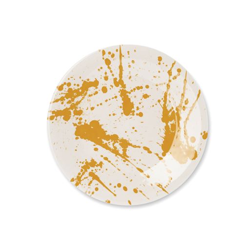 Familianna Christian Middagstallerken, Splash Mustard, Ø27 cm