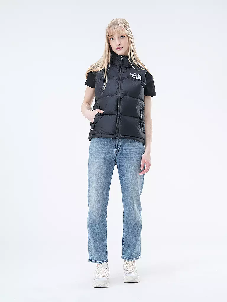 THE NORTH FACE Daunensteppgilet schwarz