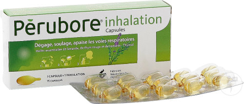 Perubore Inhalation Huiles Essentielles 15 Capsules