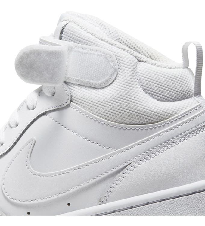 Nike COURT BOROUGH MID 2 (GS) WHITE-WHITE-WHITE