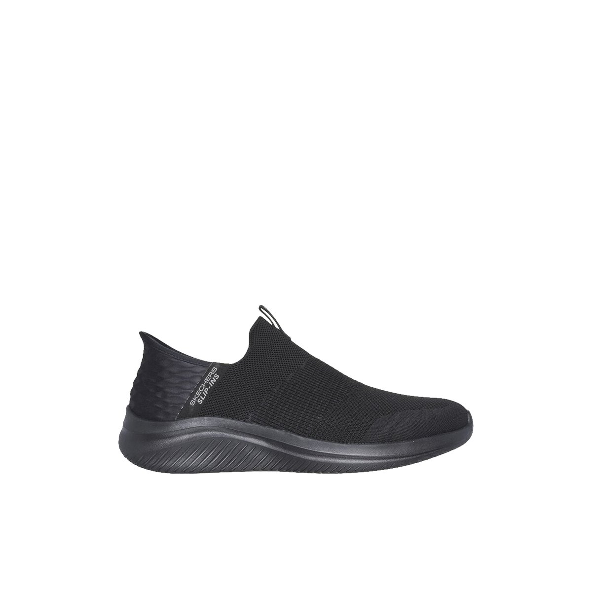 2X les points-Slip_in_uf-m-Baskets - Talon plat - Noir/Noir