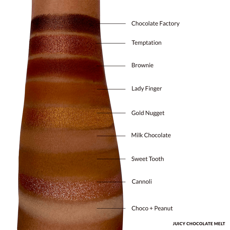 KimChi Chic Juicy Nine Palette Juicy Chocolate 7,2g