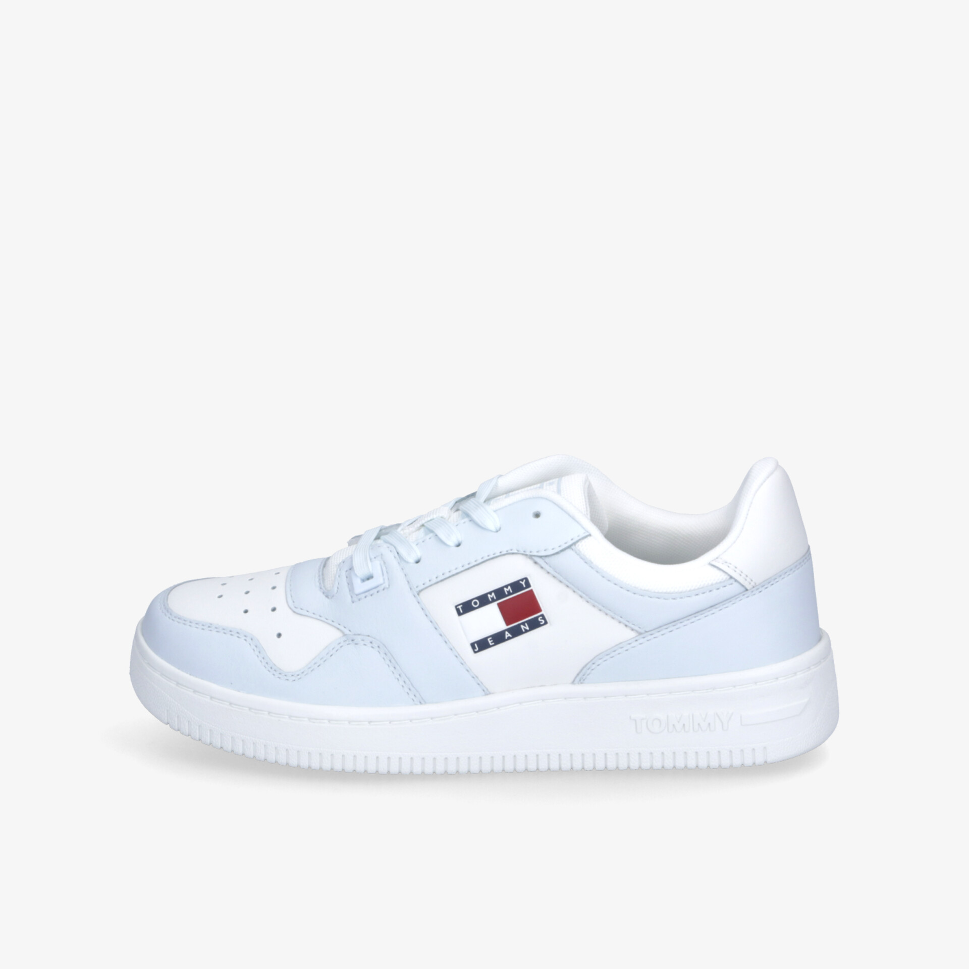 TOMMY JEANS RETRO BASKET Damen Sneaker Low weiß