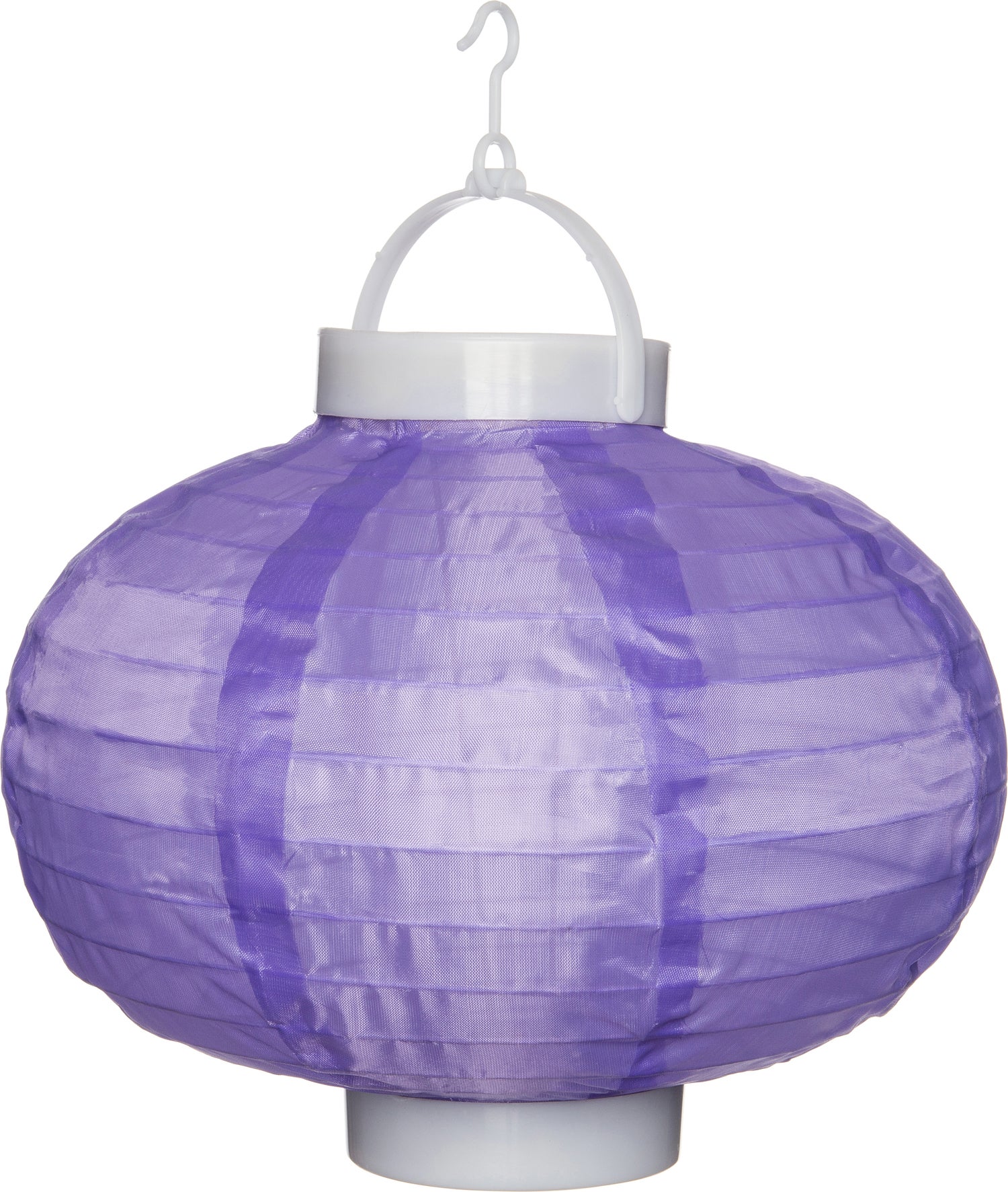 Intratuin LED lampion paars D 25 H 19 cm