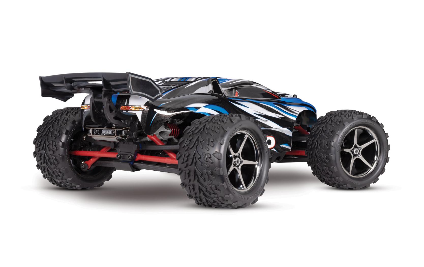 Truggy E-Revo Brushed Blau, RTR, 1:16<br>4x4 Offroad Modell im Massstab 1:16