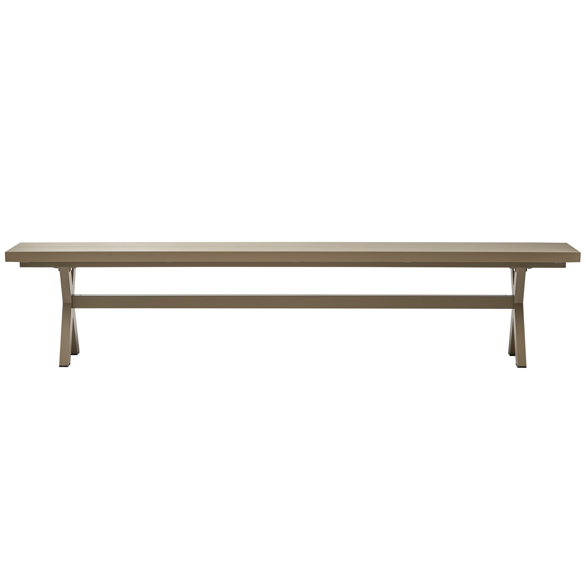Gartenbank DELTA 220 cm sandgrün